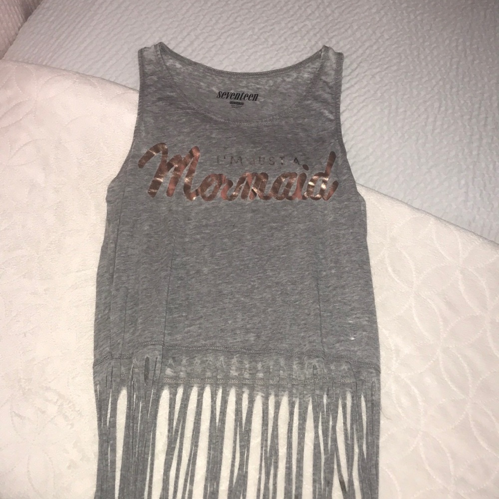 seventeen tank with fringe